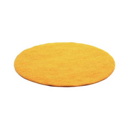 Tapis Kali en feutre - jaune pépite